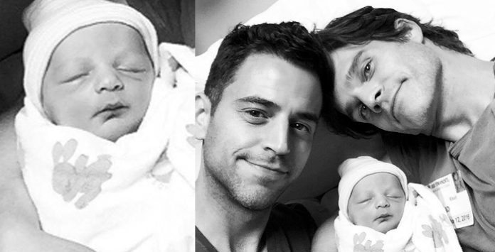 Greg Rikaart, son mari et son fils!