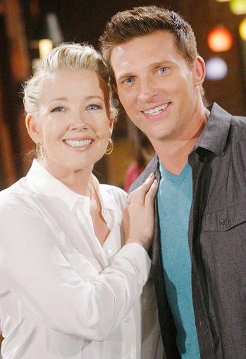 Nikki (Melody Thomas Scott) et Dylan McAvoy (Steve Burton)