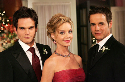  Greg Rikaart (Kevin), Judith Chapman (Gloria) et Christian LeBlanc (Michael)