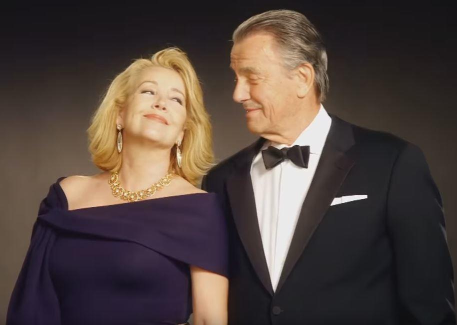 Melody Thomas Scott (Nikki Newman) et Eric Braeden (Victor Newman)