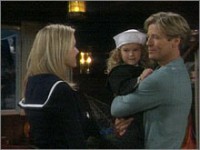 Brooke (Katherine Kelly Lang), Nick (Jack Wagner) et Hope (Rachel Pace) Amour, Gloire et Beauté/Top Models, épisode 4771 (24 mars 2006, CBS)