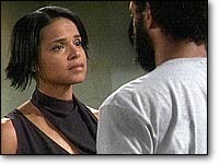 Drucilla (Victoria Rowell) et Neil (Kristoff St. John) Les Feux de l'Amour, épisode 4192 (7 avril 2006, TF1)
