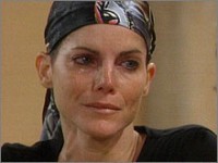 Felicia (Lesli Kay) refuse que Dino parte en Italie. Top Models, épisode 4792 (15 juin 2007, RTS)