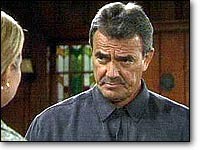Victor (Eric Braeden)écoute Sharon (Sharon Case) confessant son infidélité Les Feux de l'Amour, épisode 4222 (17 mai 2006, TF1)