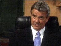 Victor (Eric Braeden) surprend Neil (Kristoff St. John). Les Feux de l'Amour, épisode 8399 (21 mars 2014, TVA)