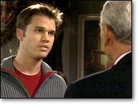 William (Ryan Brown) accepte d'être le chauffeur de Colleen. Les Feux de l'Amour, épisode 4308 (24 mai 2006, RTS)