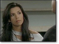 Isabella (Eva Longoria) est prête à se battre pour Paul. Les Feux de l'Amour, épisode 1963 (4 septembre 2006, RTBF)