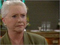 Stephanie (Susan Flannery) fait culpabiliser Brooke. Top Models, épisode 4866 (18 octobre 2007, RTS)