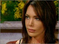 Taylor (Hunter Tylo) est nerveuse. Top Models, épisode 4877 (7 décembre 2007, RTL9)