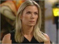 Brooke (Katherine Kelly Lang) annonce à Nick que tout est fini entre eux. Top Modèles, épisode 4928 (3 juin 2009, TVA)