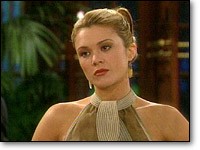 Brittany (Lauren Woodland) est grillée par ses parents. Les Feux de l'Amour, épisode 4466 (17 novembre 2006, RTS)