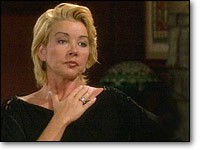 Nikki (Melody Thomas Scott) fait face à Sharon. Les Feux de l'Amour, épisode 2057 (19 décembre 2006, RTBF)