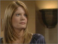 Phyllis (Michelle Stafford) affronte Jack. Les Feux de l'Amour, épisode 2849 (25 novembre 2009, RTBF)