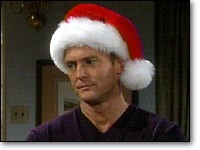 Paul (Doug Davidson) souhaite un joyeux noël à Christine. Les Feux de l'Amour, épisode 4522 (18 janvier 2007, RTS)