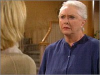 Stephanie (Susan Flannery) est en colère. Amour, Gloire et Beauté/Top Models, épisode 5002 (20 février 2007, CBS)