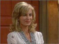Ashley (Eileen Davidson) rend visite à Rick. Top Modèles, épisode 5015 (4 août 2009, TVA)