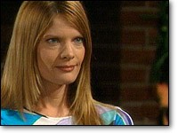 Phyllis (Michelle Stafford) est plus déterminée que jamais à revoir Daniel. Les Feux de l'Amour, épisode 7845 (11 janvier 2012, TVA)