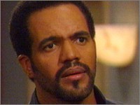 Neil (Kristoff St. John) veut savoir ce que Phyllis a fait. Les Feux de l'Amour, épisode 2940 (2 avril 2010, RTBF)