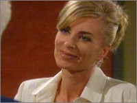 Ashley (Eileen Davidson) a hâte de passer du temps avec Ridge. Amour, Gloire et Beauté, épisode 5041 (22 mai 2009, FRANCE2)