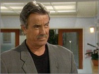 Victor (Eric Braeden) exige que David s'en aille. Les Feux de l'Amour, épisode 3001 (28 juin 2010, RTBF)