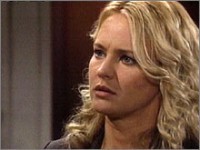 Sharon (Sharon Case) accepte l'ultimatum de Cameron. Les Feux de l'Amour, épisode 2267 (28 août 2007, RTBF)
