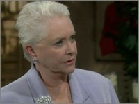Stephanie (Susan Flannery) n'est pas d'accord avec Ridge. Amour, Gloire et Beauté/Top Models, épisode 5137 (31 août 2007, CBS)