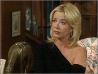 Nikki (Melody Thomas Scott) est en colère contre Victor. Les Feux de l'Amour, épisode 2299 (11 octobre 2007, RTBF)