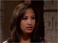 Lily (Christel Khalil) passe chez Kevin. Les Feux de l'Amour, épisode 3052 (8 septembre 2010, RTBF)
