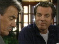 Jack (Peter Bergman) provoque Victor. Les Feux de l'Amour, épisode 2318 (7 novembre 2007, RTBF)