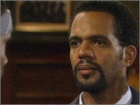 Neil (Kristoff St. John) ne comprend pas. Les Feux de l'Amour, épisode 4748 (14 mars 2008, TF1)