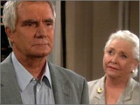 Eric (John McCook) annonce qu'il quitte Stephanie. Top Models, épisode 5188 (10 mars 2009, RTL9)