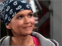 Karen (Nia Peeples) hésite à accepter l'offre de Neil. Les Feux de l'Amour, épisode 8794 (20 décembre 2007, CBS)
