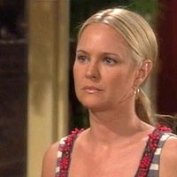 Sharon (Sharon Case) est très en colère contre Jack. Les Feux de l'Amour, épisode 8907 (3 juin 2008, CBS)