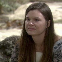 Katie (Heather Tom) pense à tout ce qu'elle ne connaitra jamais. Top Modèles, épisode 5327 (24 mars 2010, TVA)