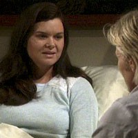 Katie (Heather Tom) se confie à Nick. Amour, Gloire et Beauté, épisode 5334 (9 juillet 2010, FRANCE2)