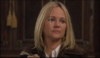 Sharon (Sharon Case) ne supporte plus les mensonges de Jack. Les Feux de l'Amour, épisode 5748 (26 septembre 2011, RTS)