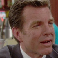 Jack (Peter Bergman) est intrigué par l'attitude de Mary-Jane. Les Feux de l'Amour, épisode 5929 (6 juin 2012, RTS)