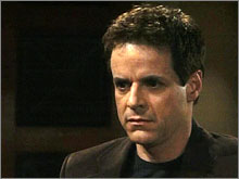 Michael (Christian Jules Leblanc) tient tête à Tom. Les Feux de l'Amour, épisode 4862 (22 août 2008, TF1)