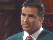 Robert (John Enos III) ne se laisse pas intimider par Vinny. Les Feux de l'Amour, épisode 4876 (8 mai 2008, RTS)