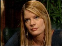 Phyllis (Michelle Stafford) est furieuse contre Jack. Les Feux de l'Amour, épisode 2598 (5 décembre 2008, RTBF)