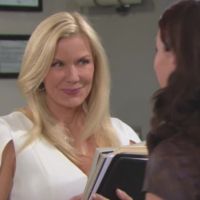 Brooke (Katherine Kelly Lang) prend un nouveau départ. Top Models, épisode 7245 (8 juin 2016, RTS)