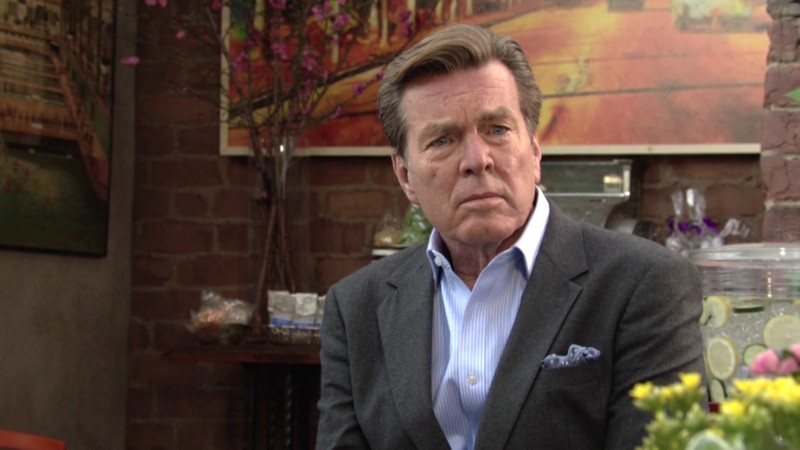 Jack (Peter Bergman) est secoué par le retour de Diane. Les Feux de l'Amour, épisode 12332 (1 avril 2022, CBS)