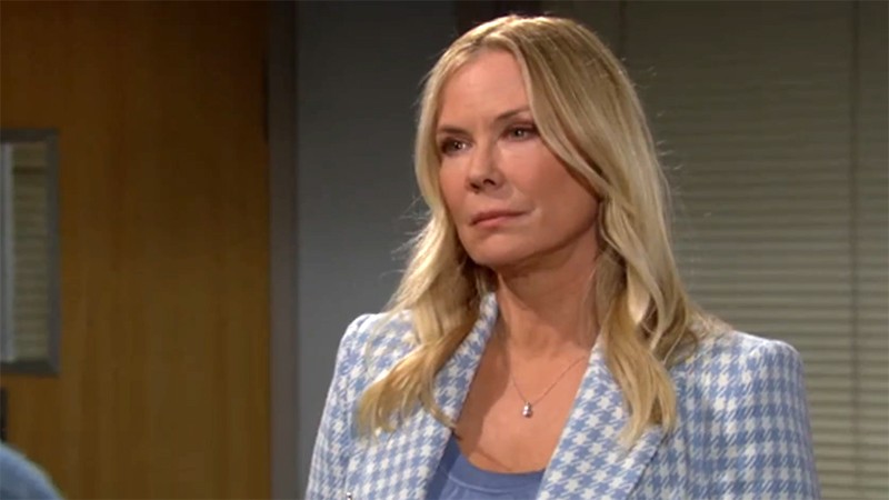 Brooke (Katherine Kelly Lang) trouve la situation injuste. Top Models, épisode 8755 (20 janvier 2023, RTL9)