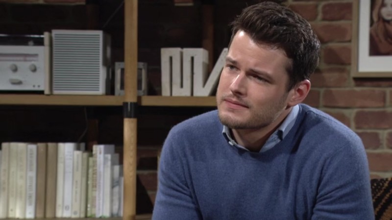 Kyle (Michael Mealor) a peur de décevoir Mariah. Les Feux de l'Amour, épisode 9099 (22 novembre 2024, TF1)