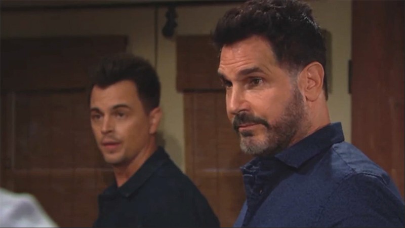 Bill (Don Diamont) déplore l'attitude de Ridge. Top Modèles, épisode 8772 (29 mars 2023, TVA)