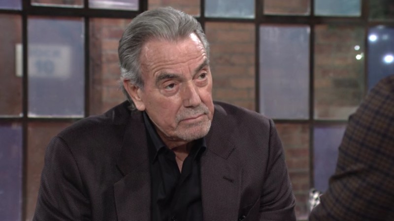 Victor (Eric Braeden) est ferme avec Ashland. Les Feux de l'Amour, épisode 6697 (25 novembre 2024, RTBF)