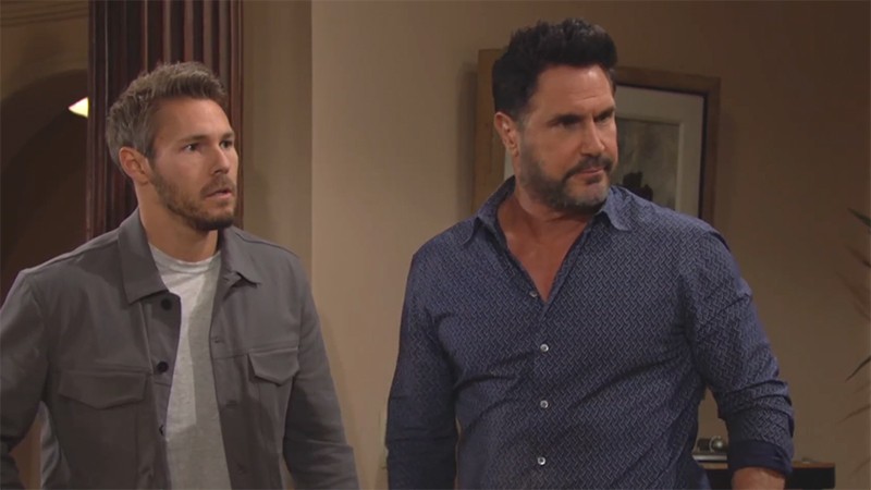 Bill (Don Diamont) se prépare à aller sauver Finn. Amour, Gloire et Beauté, épisode 8817 (30 juin 2023, TF1)