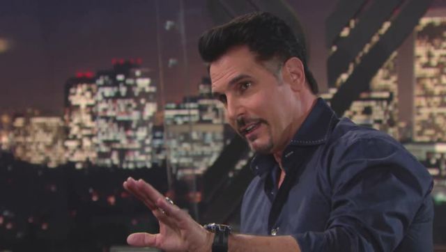 Bill (Don Diamont) fait une proposition à Wyatt. Top Models, épisode 7289 (9 août 2016, RTS)