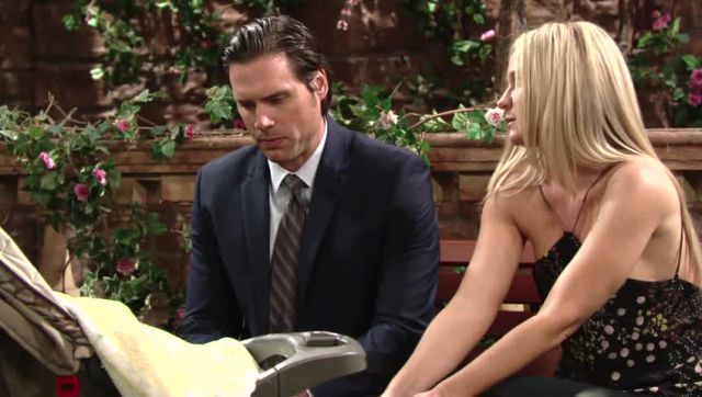 Nick (Joshua Morrow) ne comprend pas que Sage ait gardé un tel secret. Les Feux de l'Amour, épisode 10925 (18 avril 2024, TVA)