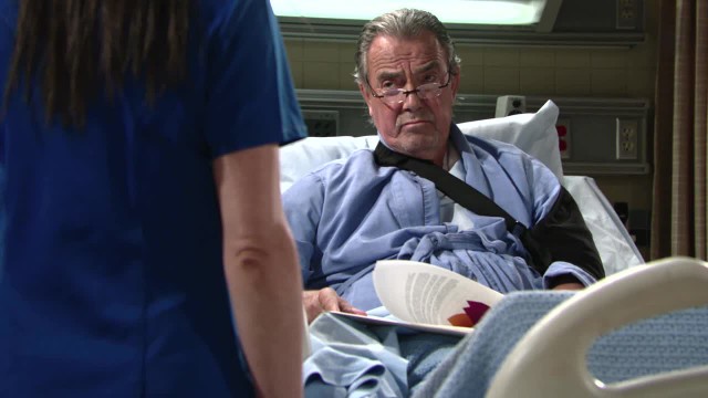 Victor (Eric Braeden) a peur que sa complice soit identifiée. Les Feux de l'Amour, épisode 7703 (29 avril 2019, RTS)